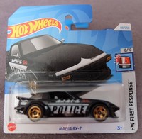 Hot Wheels - Mazda RX-7 - Schwarz - Hw First Response - 2024 - HTD54