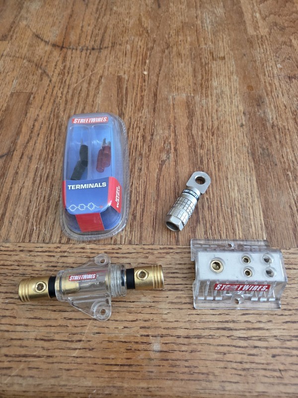 Street Wires Old School Lot 4ga Fuse Holder Distribution Block Ground Terminal