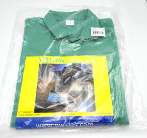 Weldas ComfoFlex Flame Retardant Cotton Welding Jacket Green 33-6630