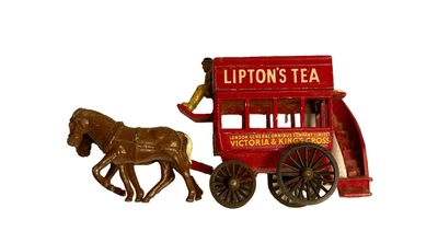 MB Lesney Lipton's Tea Horse Drawn Circus Carriage Stagecoach NO. 12 Vintage - Image 1 of 4