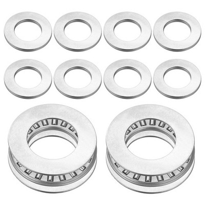 10pcs NTA1018 Needle Roller Thrust Bearings with Washers 5/8''x1-1/8''x1/8''