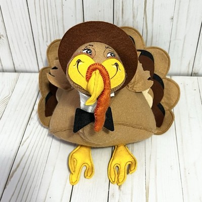 Vintage Annalee  89 Doll Thanksgiving Tom Turkey Pilgrim Harvest Fall 11 Inch