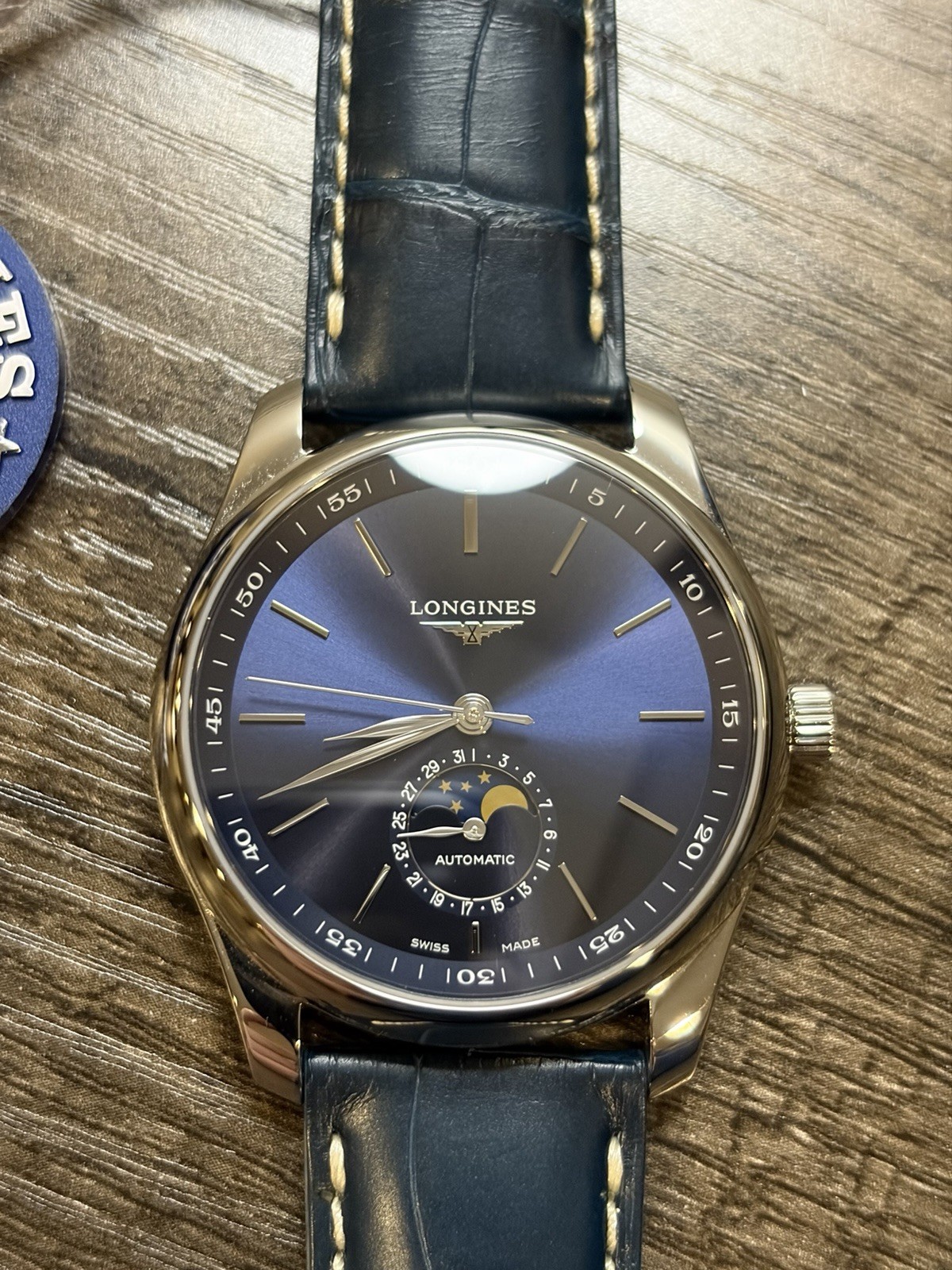 Longines Master Collection Automatic Moonphase Bl… - image 2