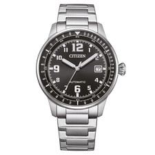 Citizen Urban Military Silber Herren Armbanduhr NJ0190-51E