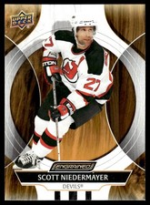 2024-25 UPPER DECK ENGRAINED ICONS BASE CARD SCOTT NIEDERMAYER NEW JERSEY DEVILS