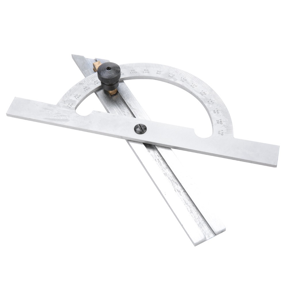 100x150mm Steel Adjustable Protractor For Precise Angle Measurement