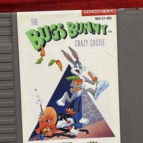 VINTAGE NINTENDO NES THE BUGS BUNNY CRAZY CASTLE GAME CARTRIDGE