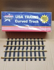 USA TRAINS OVAL OF TRACK 12 CURVED AND TWO STR, G Scale, BRAND NEW.