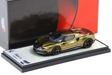 1:43 BBR Ferrari 296 Assetto Fiorano Verde Volterra/Gloss Black Stripe - Limit