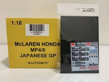 Autoart 1/18 Mclaren Honda Mp4/6 Japanese Gp 1991 1 Ayrton Senna No Logo 89150