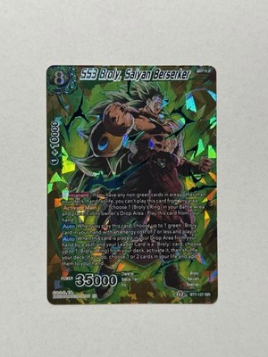 Dragon Ball Super Card Game SS3 Broly, Saiyan Berserker Assault of the...