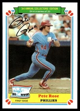 1983 Topps Drake's Big Hitters Pete Rose Philadelphia Phillies #24