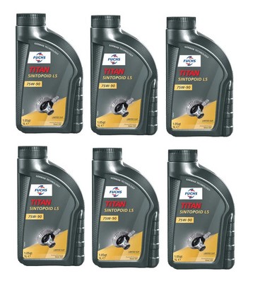Fuchs Titan Sintopoid LS 75W-90 Getriebeöl 6Liter API GL-4, GL-5, GL-5 LS