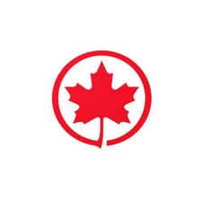 Air Canada Red Maple Leaf Sticker Kiss-Cut Vinyl Decal | Canada Flag Emblem