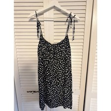 GARAGE DITZY FLORAL Y2K TIE STRAP CASUAL WHIMSYGOTH 2000S DRESS SZ XL