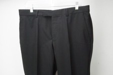 Gucci Solid Black Wool Blend Mens Dress Pants Trousers Sz 50 EU Brand NEW