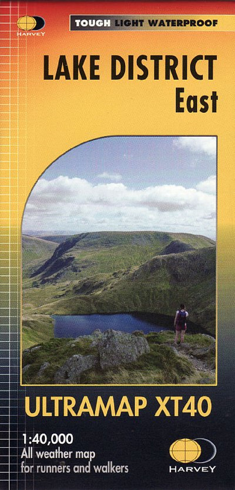 Lake District East Harvey Ultra Map - XT40 82 Wainwrights