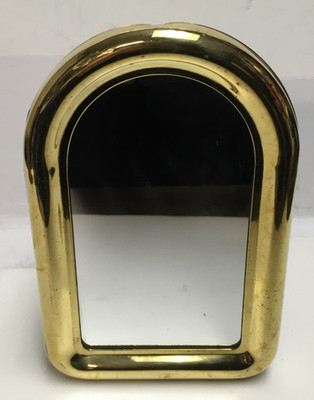 Brass Mirror New Hang / Table Top With Stand 6'' x 4'' Made in India