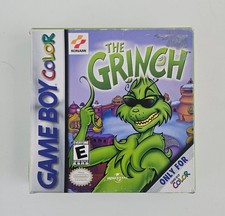 Nintendo Gameboy Color The Grinch Game Complete Box Game Manual Insert