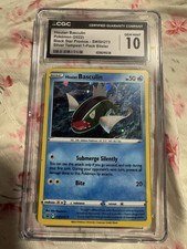 Top Pop 2022 Silver Tempest Black Star Promo #SWSH273 Hisuian Basculin CGC 10