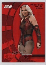 2025 Skybox Metal Universe AEW All Elite Wrestling PMG Red /100 Julia Hart 0sp7