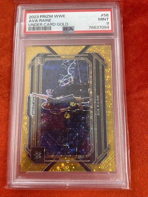 WWE Prizm Ava Raine Undercard Gold /10 PSA 9
