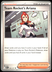 Team Rocket's Ariana 202/217 Mega Evolutions: Ascended Heroes