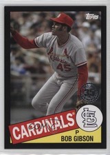2020 Topps Update 1985 Topps Baseball Black 34/299 Bob Gibson #85TB-42 HOF yf1