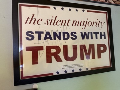 Donald Trump Autograph - Signed and Framed Trump 2016 Campaign Poster