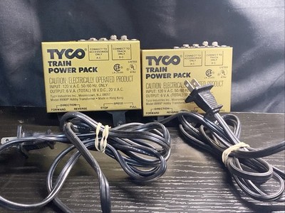 Tyco Train Power Pack #899BP Hobby Transformer (Lot of 2) (Untested- As Is)