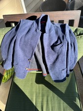 mini boden boys navy cotton blazer size 7-8 excellent condition