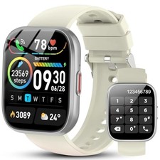 Smartwatch Herren Damen HD-Touchscreen Telefonfunktion Sportmodi Fitness Tracker