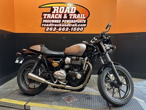 2017 Triumph Street Cup Jet Black/Silver Ice 