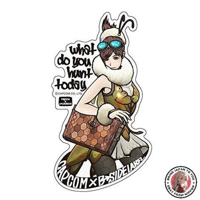 CAPCOM x B-SIDE LABEL Sticker - Monster Hunter: World - Honeybee Tail Skirt