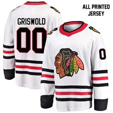 Custom Clark-Griswold Chicago Blackhawk 2025 Hockey Jersey S-5XL