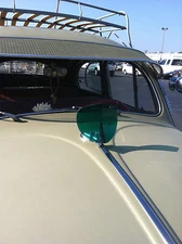 VW BUG BEETLE HOOD DEFLECTOR IN GREEN 1950'S 1960'S STYLE 