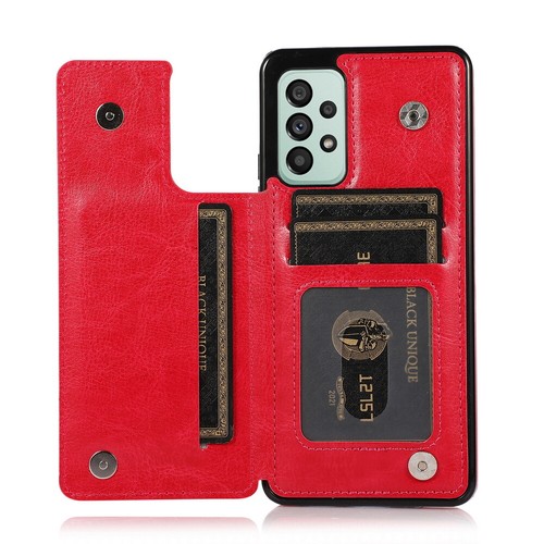 Luxury Leather Back Wallet Case Cover Kickstand For Samsung A33 A53 A73 A70 A71 - Picture 14 of 19