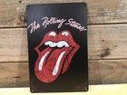 Rolling Stones Tongue Logo  Vintage Tin Metal sign 8"X12" Man-Cave Décor Stones
