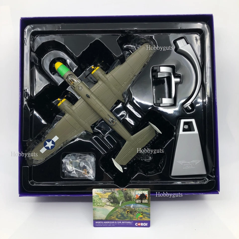 Corgi AA35315, North American B-25D Mitchell, 'Red Wrath', USAAF 5th Air Force - Image 3 of 4