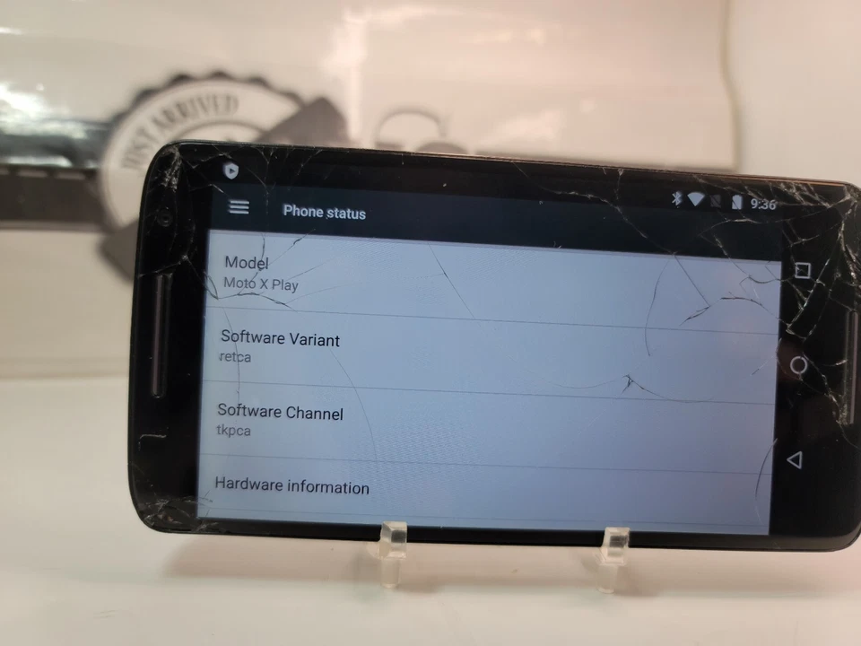 Motorola Moto X Play  / 16 GB/ Black/ GSM locked / Crack screen /For  part (F29) - Image 3 of 4