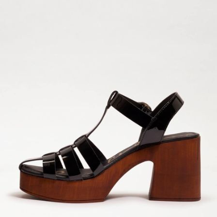 Sandales Sam Edelman Multi-bretelles Noires - Taille US 7 - Occasion