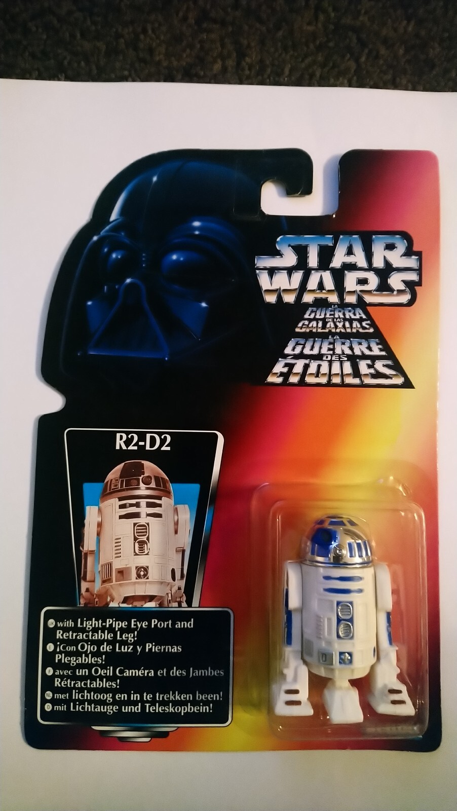 Kenner Star Wars Potf2 Red Card Trilogo R2-d2 Figure MOC for sale ...