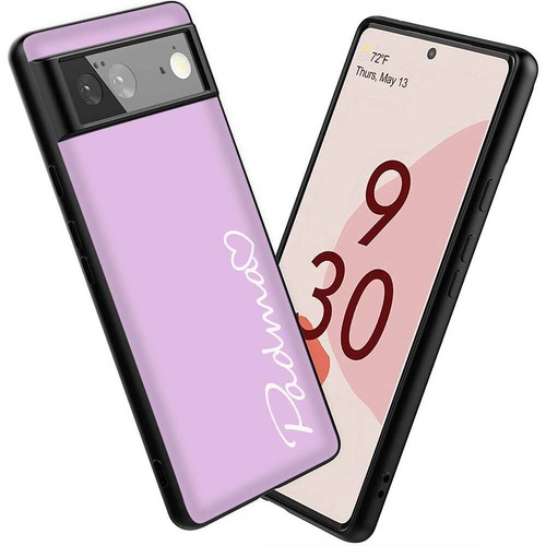 Personalised Heart Case For Google Pixel 9 7 Pro 6 6A 4A 8A Silicone Phone Cover - Picture 44 of 81