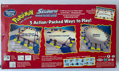 Rare Vintage Pokemon Battle Ring Game Sliders w/ Pikachu and