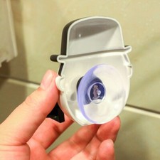 Support de rasoir douche ventouse PVC élégant pour solution de rangement salle