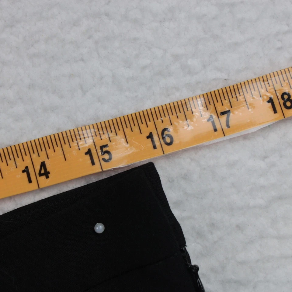 WORTH Women's Bootcut Dress Pants Size 8 Solid Black Inseam 33 in - Image 4 of 4