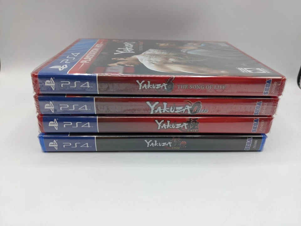 Yakuza PS4 4 Game Bundle Yakuza Kiwami 1 and 2, Yakuza 0 and Yakuza 6 Brand New - Image 2 of 4