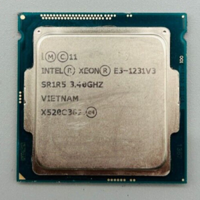 Intel Xeon E3-1231v3 SR1R5 3.4GHz 8MB CPU Prozessor Sockel 1150
