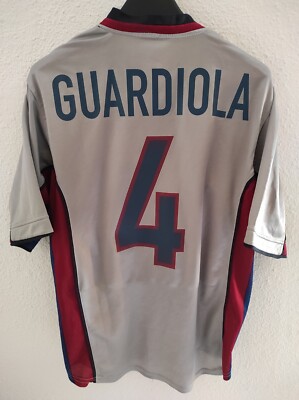 FC BARCELONA 1998-2001 away Guardiola 4 camiseta shirt trikot