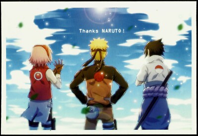 NARUTO, ORIGINAL POSTCARD # 22, PRINTED IN JAPAN, LIMITED EDITION